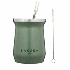 Imagen de MATE SAKURA 236 ML CON BOMBILLA Y LIMPIADOR