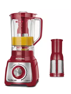 LICUADORA ROJA TURBO INOXIDABLE L-1200 POWER 1100 W 3L