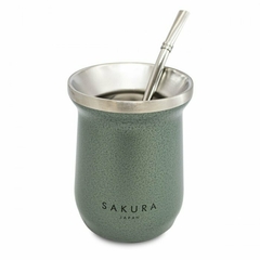 MATE SAKURA 236 ML CON BOMBILLA Y LIMPIADOR