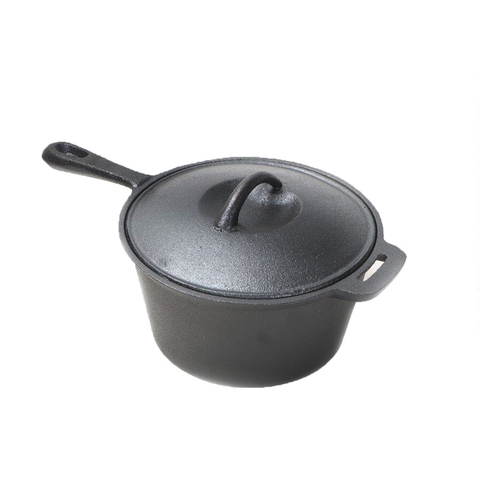 Olla con mango de Hierro fundido Diámetro 19 cm OPALO