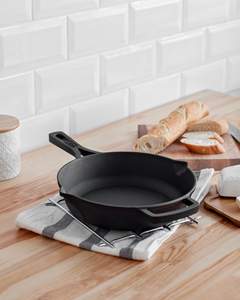 Sarten Hierro Fundido Con Mango 24 cm de Diametro BRIZOLL UCRANIA - Diseno Bazar