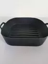 MOLDE AIR FRYER CUADRADO NEGRO GRANDE