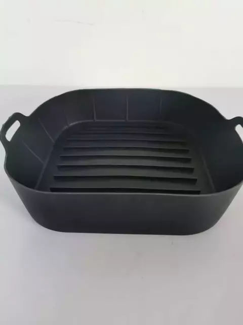 MOLDE AIR FRYER CUADRADO NEGRO GRANDE