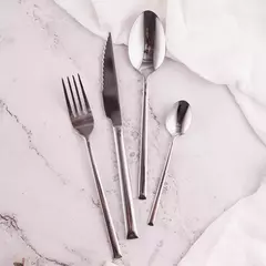 Set De 24 Cubiertos De Acero Inoxidable Premium Banquet