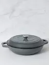 Paellera Olla Hierro Enlozado Gris 32 Cm FEUER