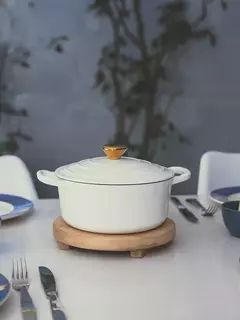 Batería de Cocina Hierro Enlozado Feuer Blanco 3 Piezas - comprar online