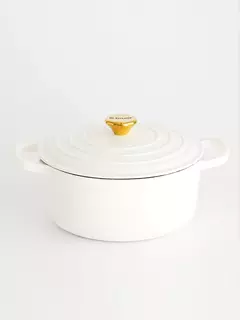 Batería de Cocina Hierro Enlozado Feuer Blanco 3 Piezas