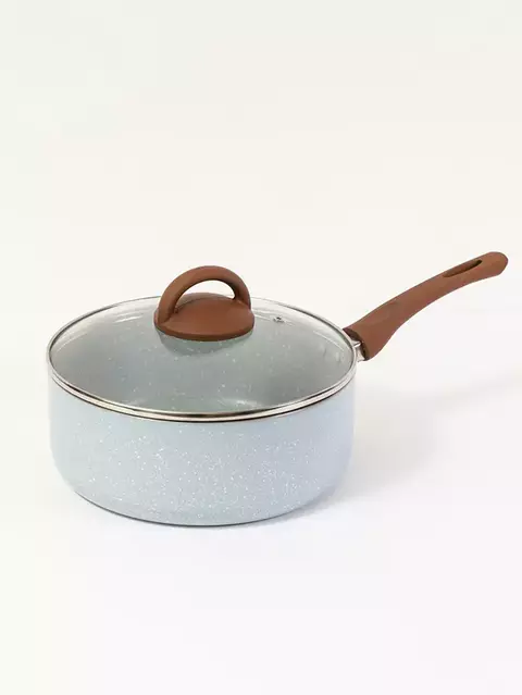 CACEROLA CON MANGO JENA INDUCCION 22 CM CELESTE