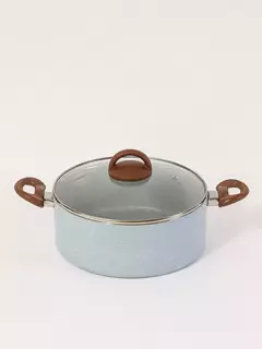 CACEROLA ANTIADHERENTE JENA INDUCCION 26 CM CELESTE