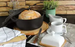 Olla Sarten Hierro Horno Holandes Unica C/funcion Doble Uso 6 LITROS en internet