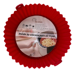 MOLDE AIR FRYER CIRCULAR ROJO - comprar online