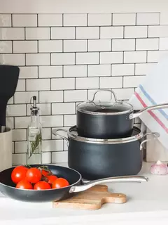 Batería de Cocina Oster Palladium 8 Piezas Negro - comprar online