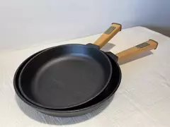 Sarten Hierro Fundido 24 cm de Diametro Mango Madera BRIZOLL UCRANIA en internet