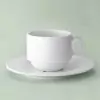 Juego de taza y plato para te Linea York Set x 6