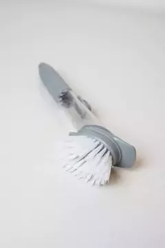 Cepillo Para Limpiar Platos Con Dispenser De Detergente - Diseno Bazar