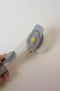 Cepillo Para Limpiar Platos Con Dispenser De Detergente