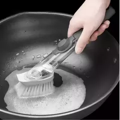 Cepillo Para Limpiar Platos Con Dispenser De Detergente - comprar online