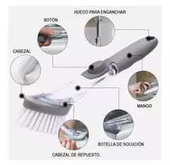 Cepillo Para Limpiar Platos Con Dispenser De Detergente en internet