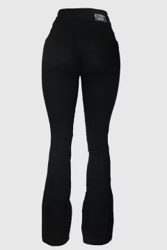 JEAN CON FAJA OXFORD NEGRO 36 AL 50 - comprar online