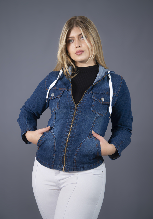 Campera De Jean Elastizada S Al Xxl thumbnail 2