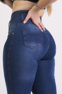 JEAN CON FAJA CHUPIN AZUL LOCALIZADO 36 al 50 en internet