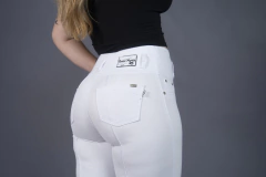 JEAN CON FAJA CHUPIN BLANCO 36 al 50 - tienda online