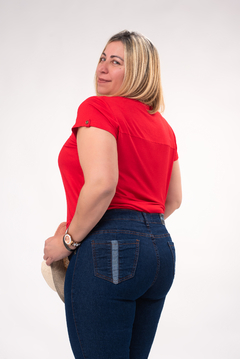 CAPRI DE JEAN CON FRANJA 36 al 50 - comprar online