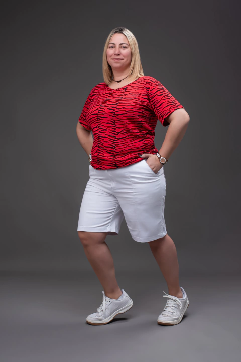 BERMUDA DE GABARDINA TALLE 2 AL 7