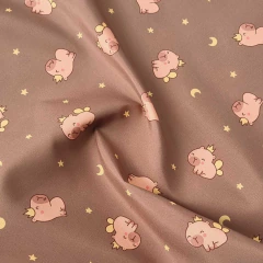 MICROFIBRA PLANA ESTAMPADA CAPIBARA