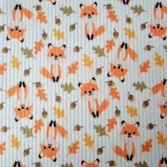 CORDEROY ESTAMPADO ZORROS - ZITTANA TEXTIL