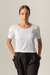 Blusa Cropped com mangas com pregas e abertura nas costas (REF. 282)