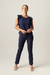 Calça feminina com bolso chapado com acabamento inteiro e elástico atrás (REF. 864)