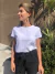 Blusa manga curta básica em Crepe (ref.270) - comprar online