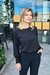 Blusa manga longa com lastex no punho em crepe mousson (ref.269) - comprar online