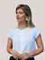 BLUSA C/ PREGA MANGA PÉTALA - REF 271-1