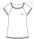 Blusa Confy Manga Raglan Curta Feminino (Ref. 243)