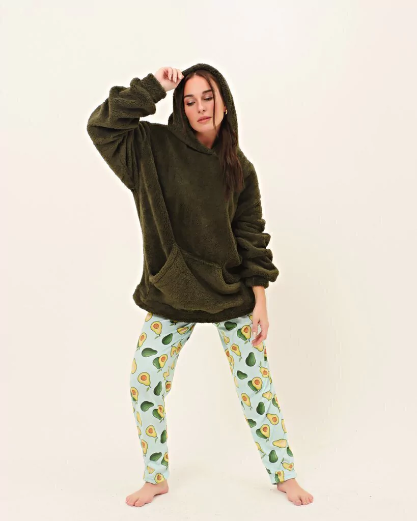 Hoodie Oversize Green thumbnail 3