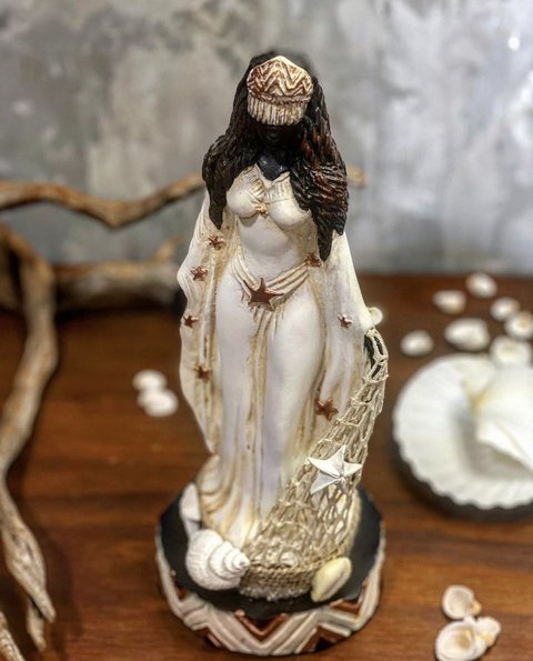 Imagem Iemanjá - Média de Marfim