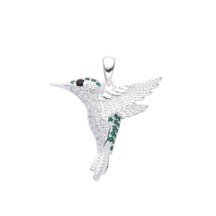 DJ669 DIJE COLIBRI EN PLATA 925 - comprar online
