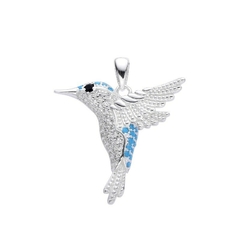DJ669 DIJE COLIBRI EN PLATA 925 - Espíritu Joyas Oficial - Plata 925