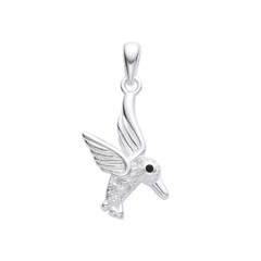 DJ693 DIJE COLIBRI EN PLATA 925