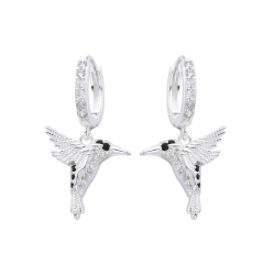 ARO1530 AROS HUGGIES PLATA 925 - comprar online