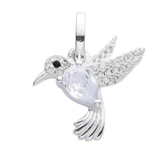 DJ714 DIJE COLIBRI EN PLATA 925 - comprar online