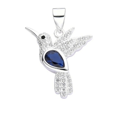 DJ617 DIJE COLIBRÍ EN PLATA 925 - tienda online
