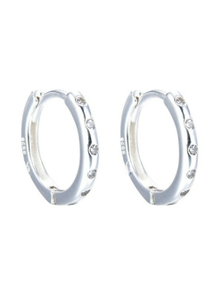 ARO1355 AROS HUGGIES PLATA 925 - comprar online
