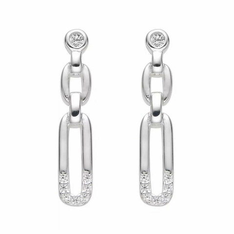 ARO2157 AROS PASANTES PLATA 925