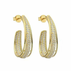 ARO2056 AROS PASANTES PLATA 925