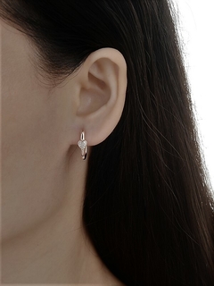 ARO1003 AROS HUGGIES PLATA 925 - Espíritu Joyas Oficial - Plata 925