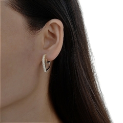 ARO1143 AROS PASANTES PLATA 925 - Espíritu Joyas Oficial - Plata 925
