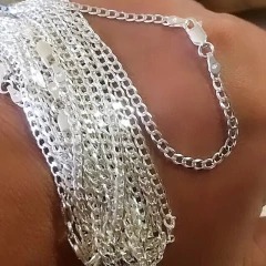 PUO0204 PULSERA PLATA 925 LINEA ITALY - comprar online